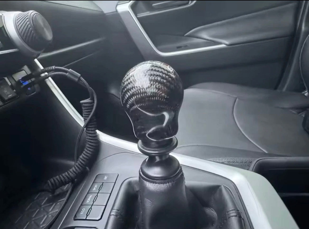 Genuine Carbon Fiber GR Gear Knob for Toyota Yaris GR, Corolla GR, GT86 and GR86 6 Speed