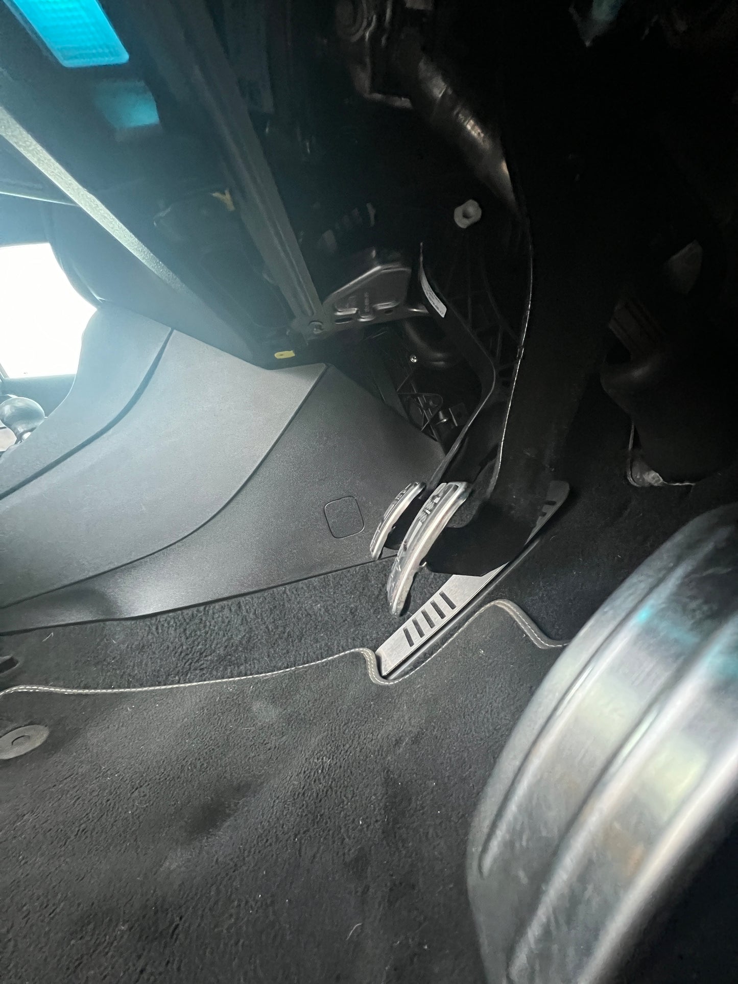 Fiesta MK8 ST Accelerator Pedal Riser Spacer Plate 10mm - Improve Heel & Toe