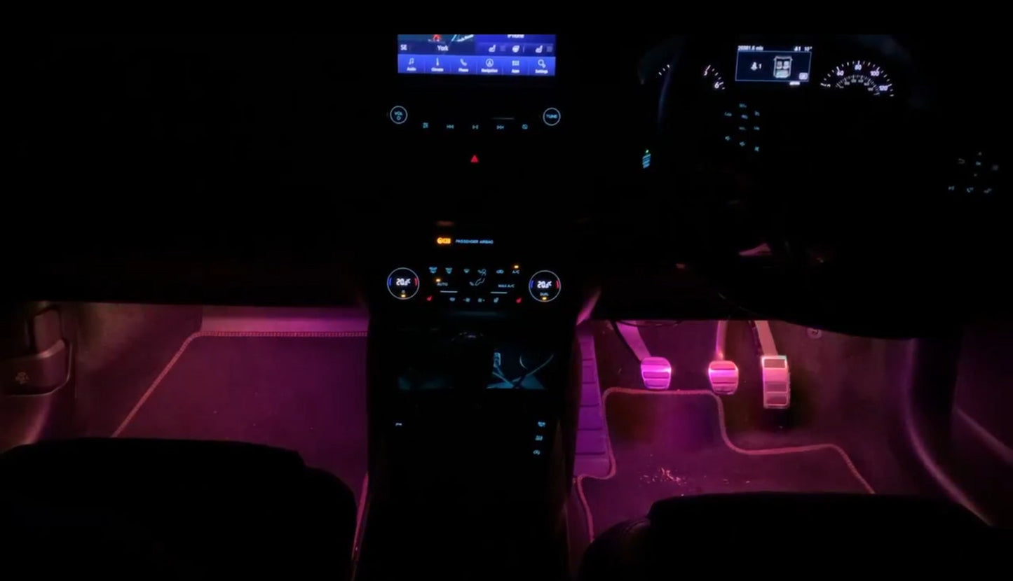 Chaser Edition RGB Footwell Kit - Universal Fit ANY Car - Car Enhancements UK