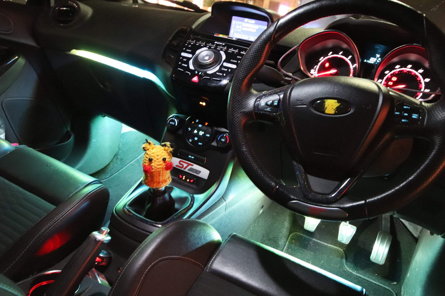 Chaser Edition RGB Glove Box and Footwell Kit - MK7 & MK7.5 Fiesta - Car Enhancements UK