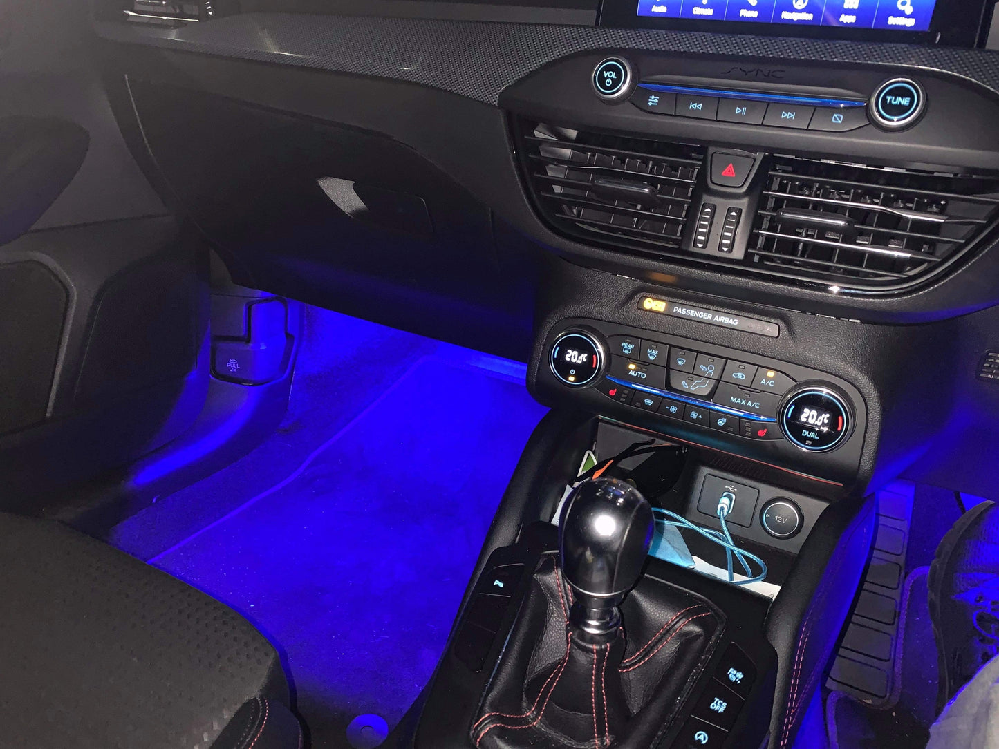Chaser Edition RGB Footwell Kit - MK4 Focus All Models - Car Enhancements UK