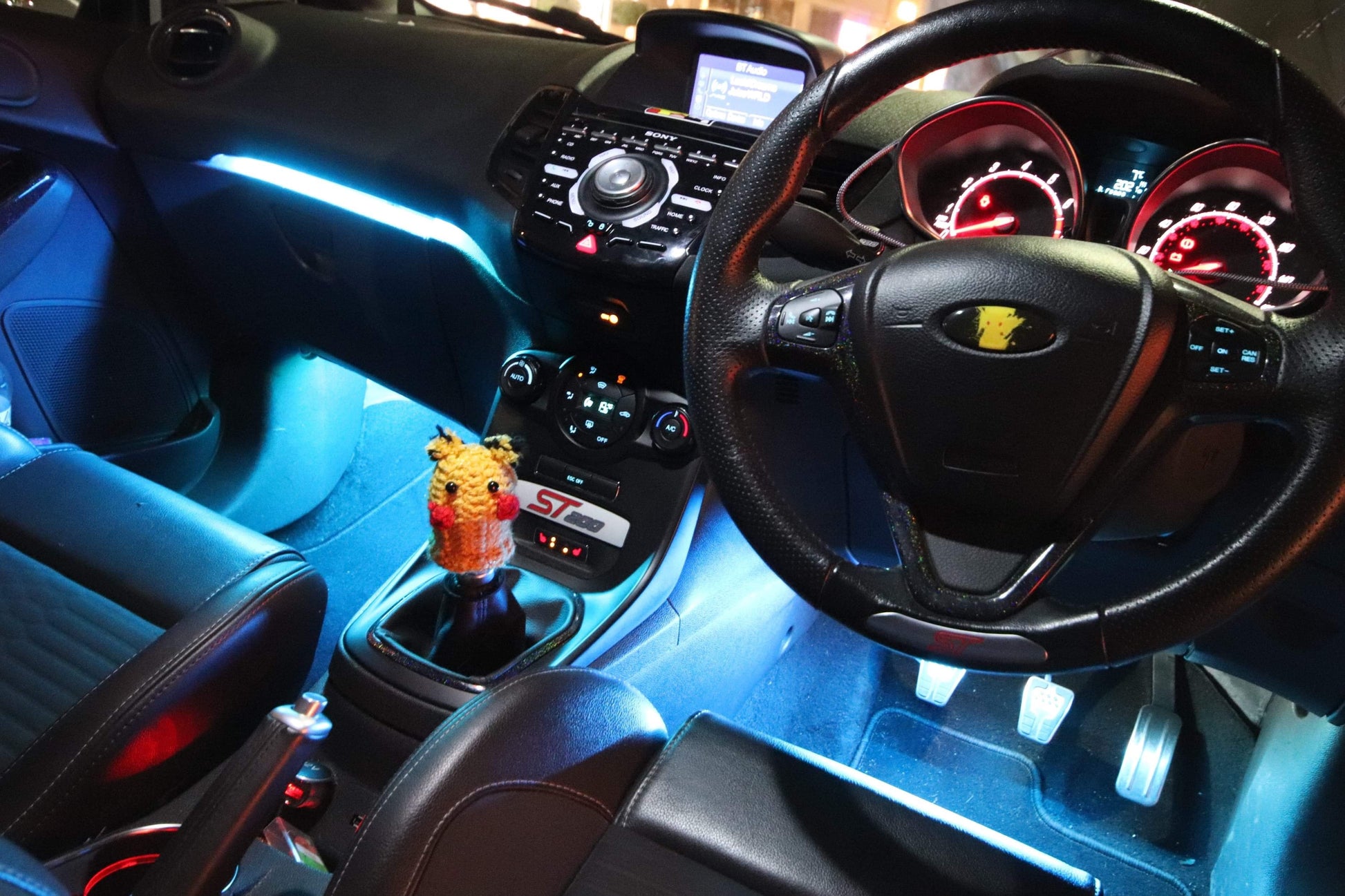 Chaser Edition RGB Glove Box and Footwell Kit - MK7 & MK7.5 Fiesta - Car Enhancements UK