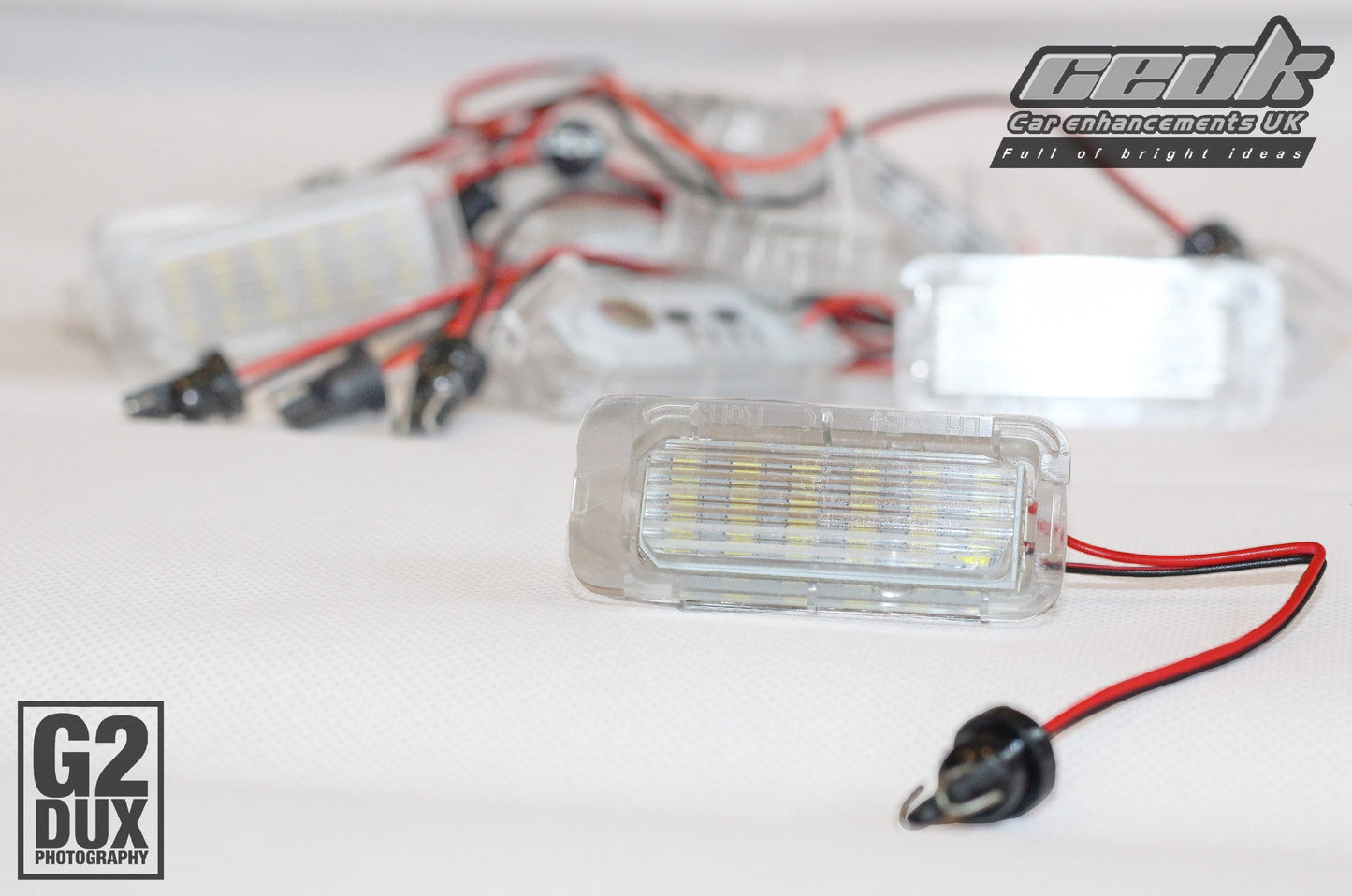 Transit Custom LED Number Plate Unit Full Replacement - Car Enhancements UK